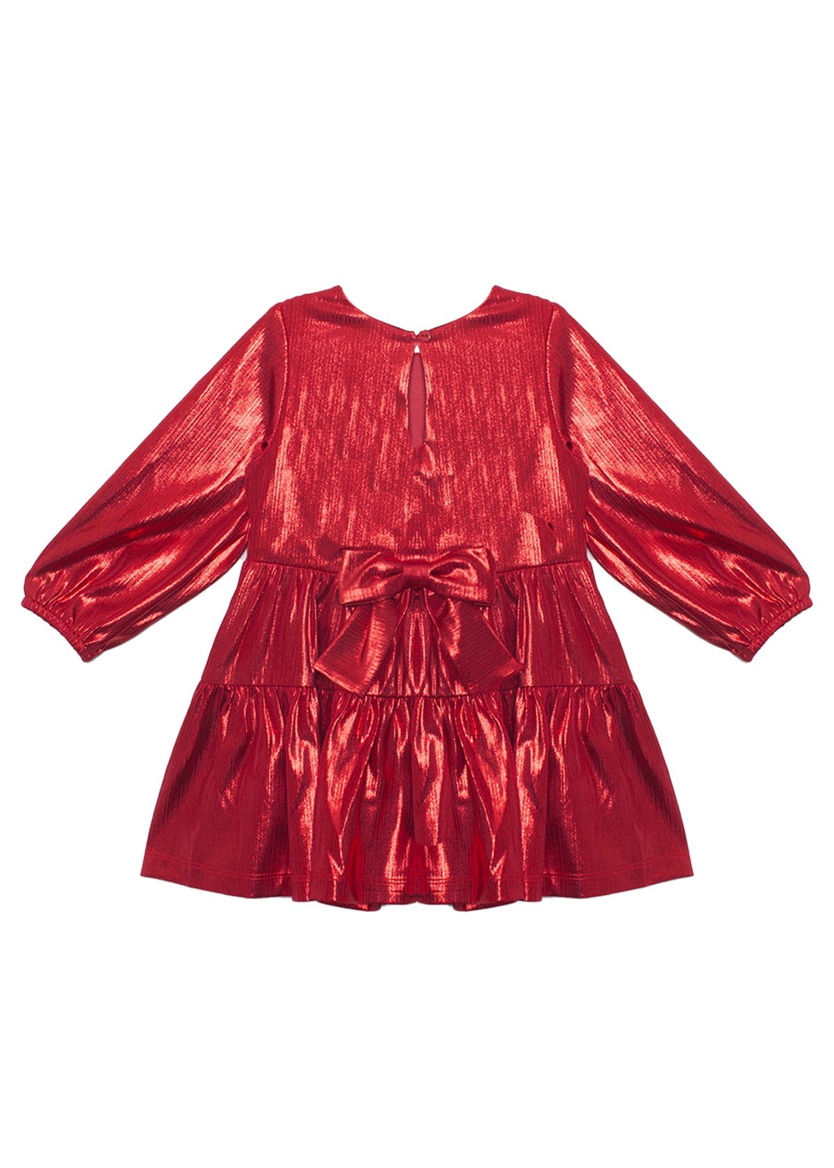 Ruby Red Long Sleeve Dress