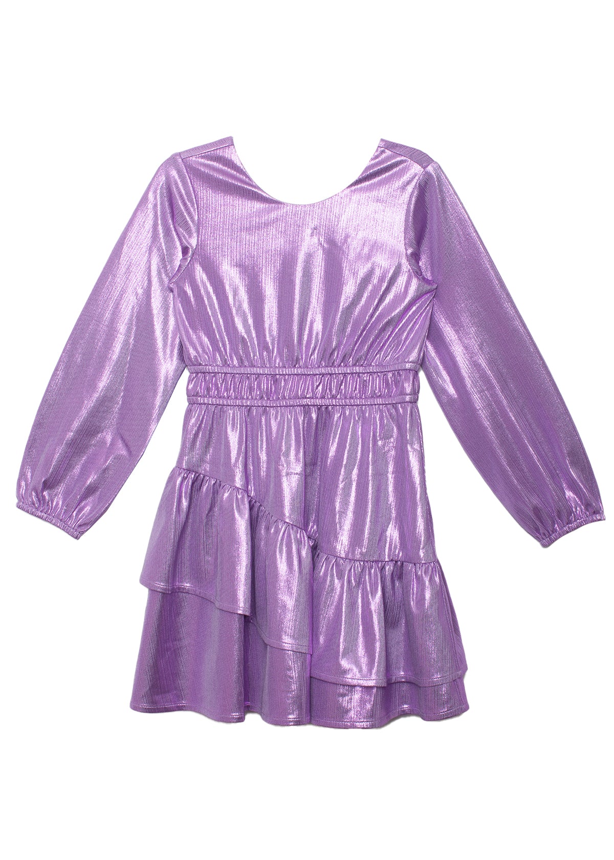 Long Sleeve Lilac Glitterball Dress