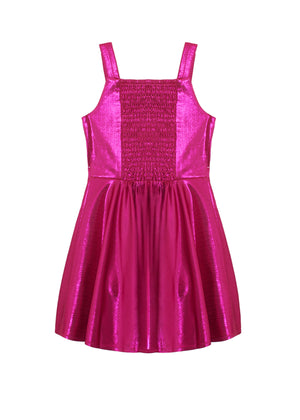 Fuchsia Glitterball Party Dress