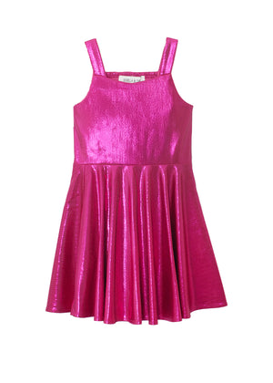 Fuchsia Glitterball Party Dress