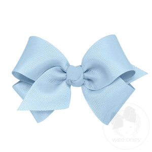 Small Classic Grosgrain Hair Bow with Knot Wrap | Assorted