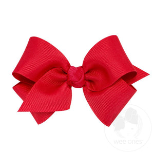 Small Classic Grosgrain Hair Bow with Knot Wrap | Assorted