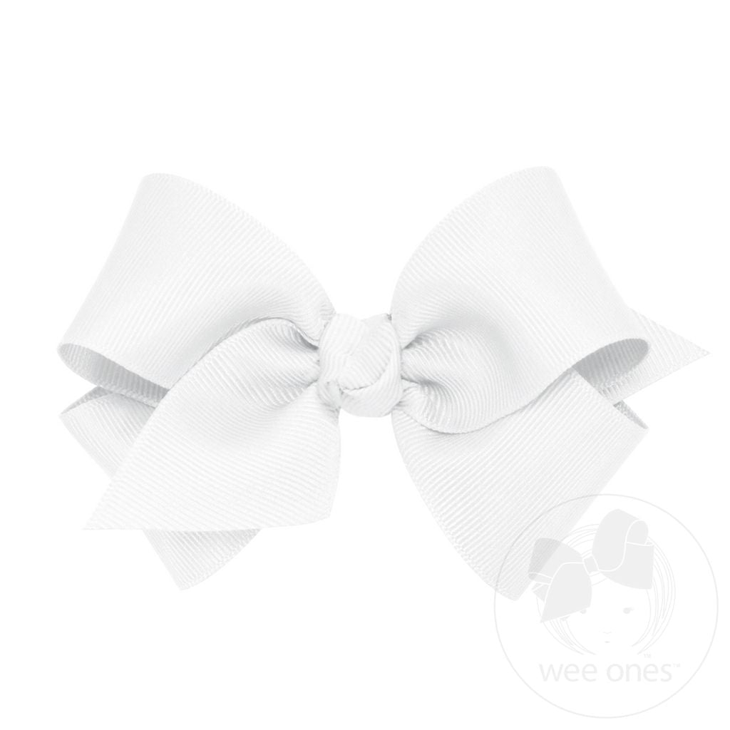 Small Classic Grosgrain Hair Bow with Knot Wrap | Assorted