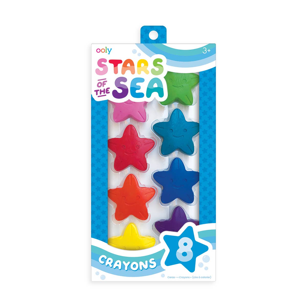Stars of the Sea Starfish Crayons | Set of 8