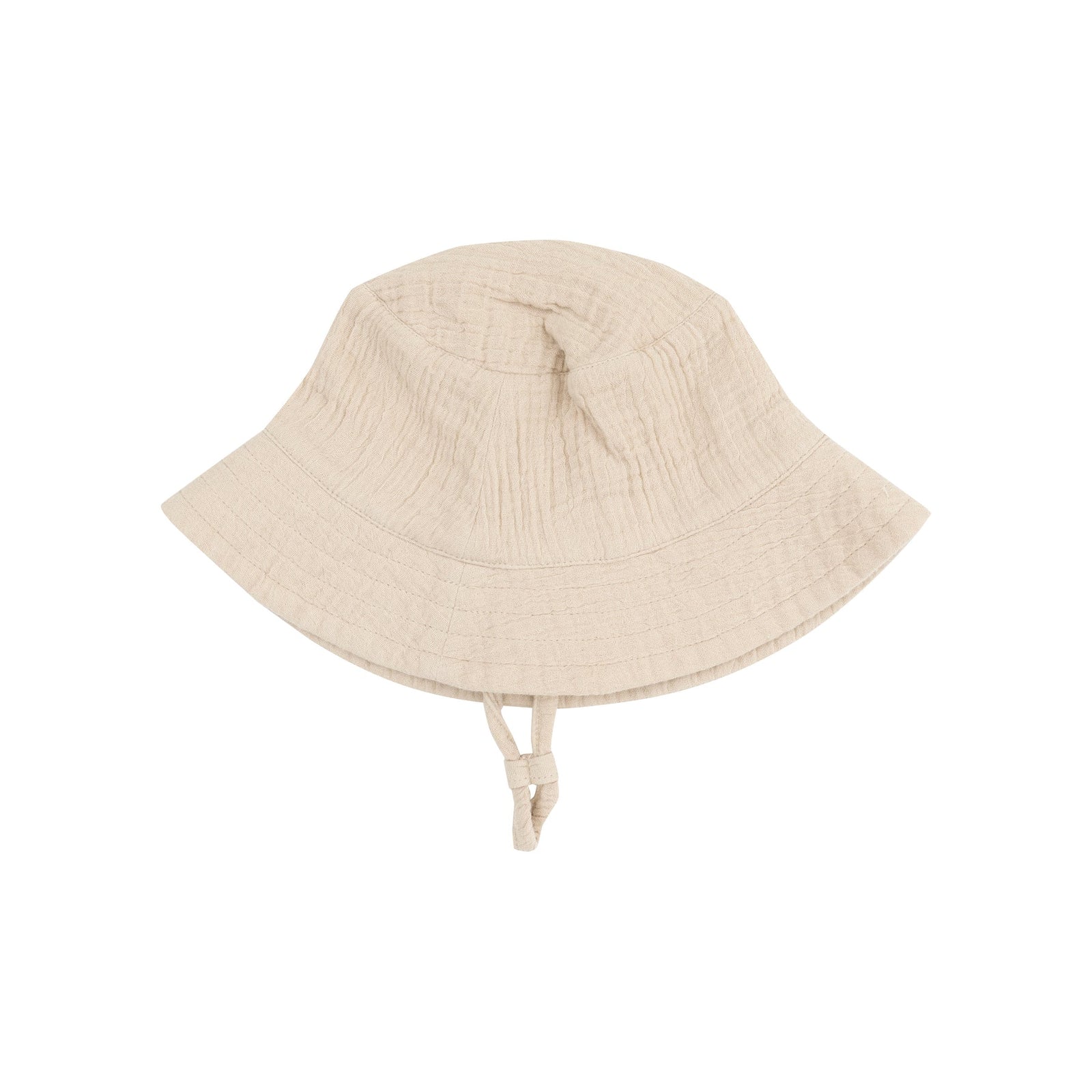 Solid Muslin Oxford Tan Bucket Hat