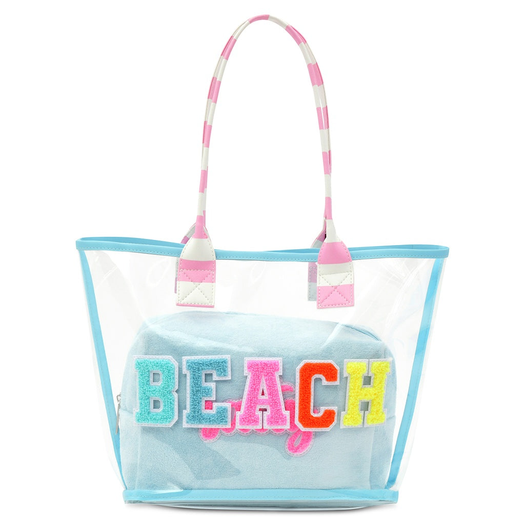 Beach Clear Tote Bag | 2-Piece Set