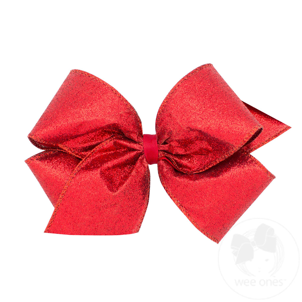 Medium Party Glitter Girls Hair Bow | Assorted