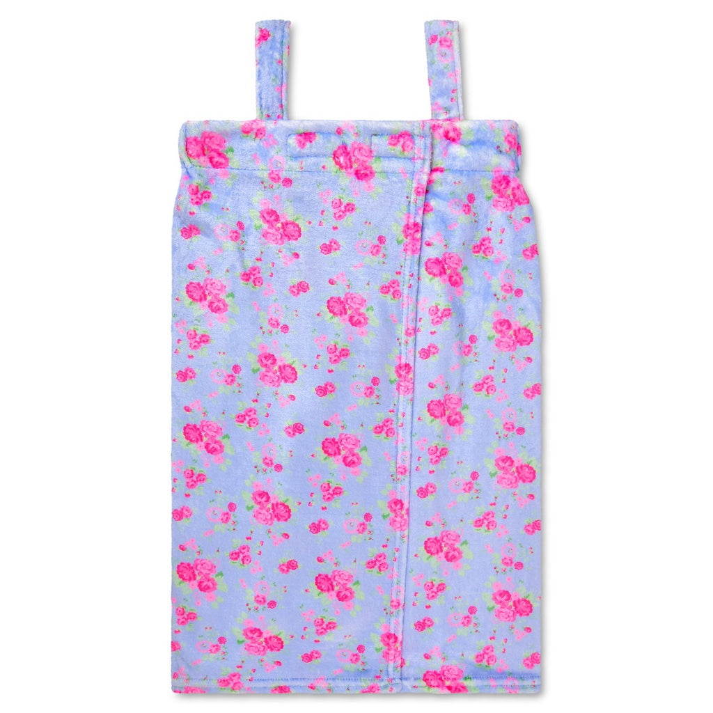Ditsy Floral Plush Spa Wrap
