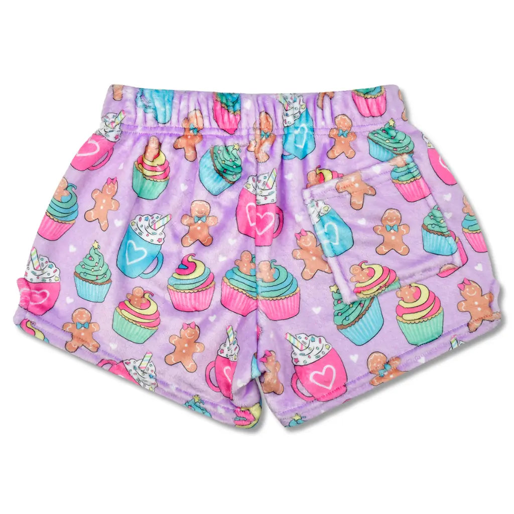 Gingerbread Cafe Plush Shorts