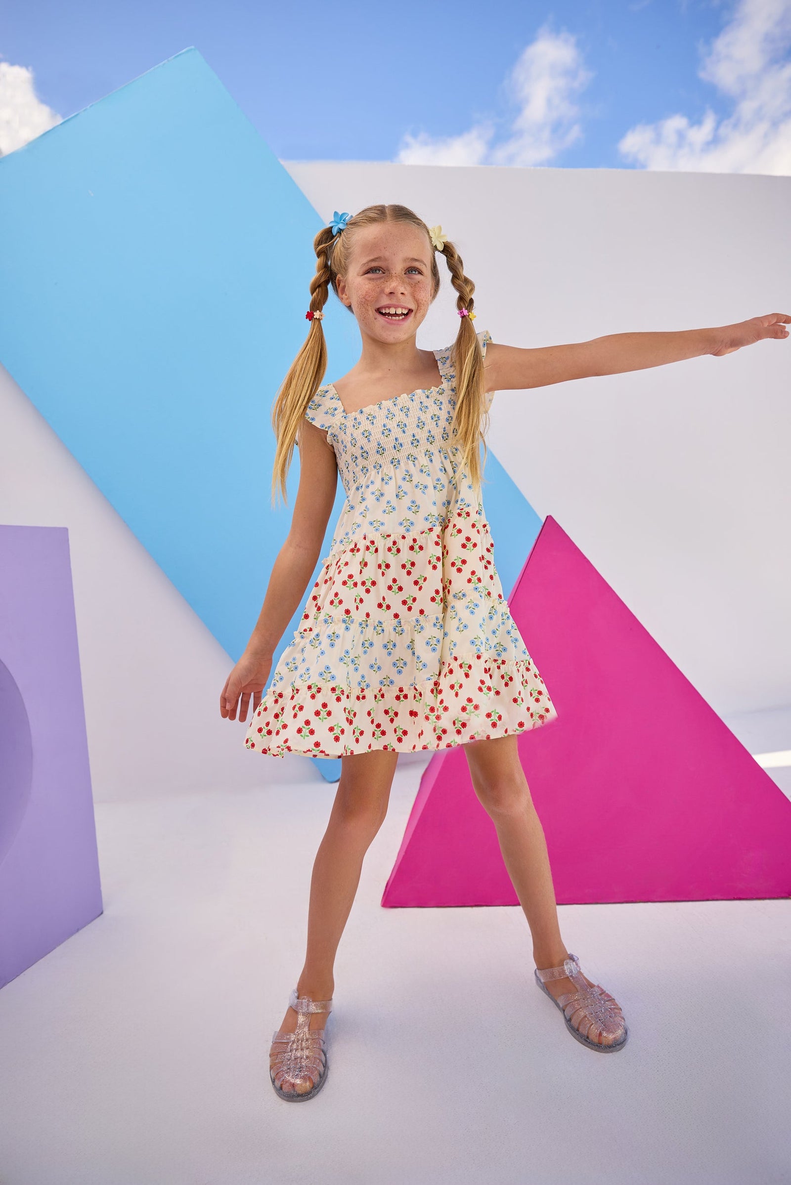 Twirl Dress | Multi Marigold