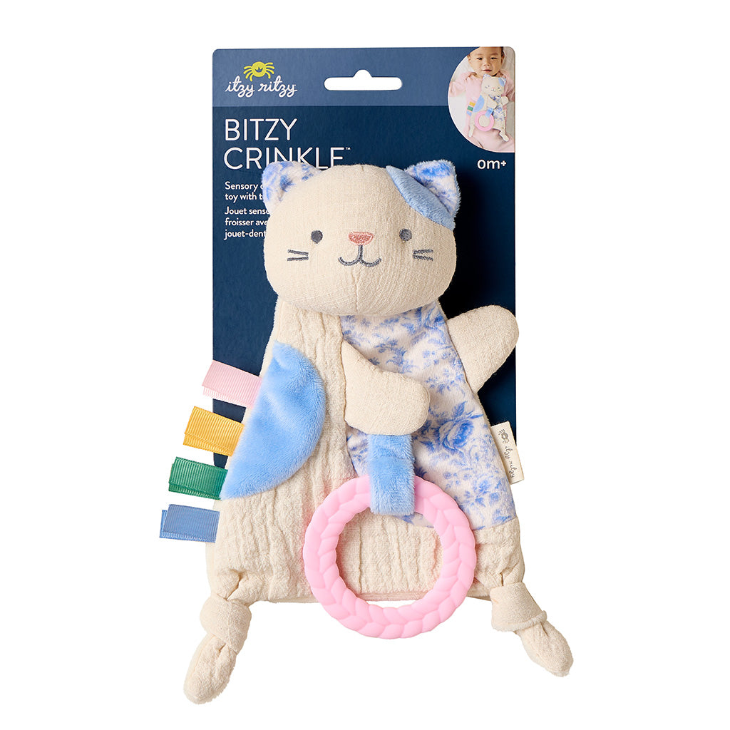 Bitzy Crinkle Sensory Toy | Kitty