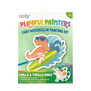 Playful Painters Watercolor Painting Kit | Chills & Thrills