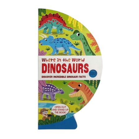 'Where in the World: Dinosaurs' Stand Up Book