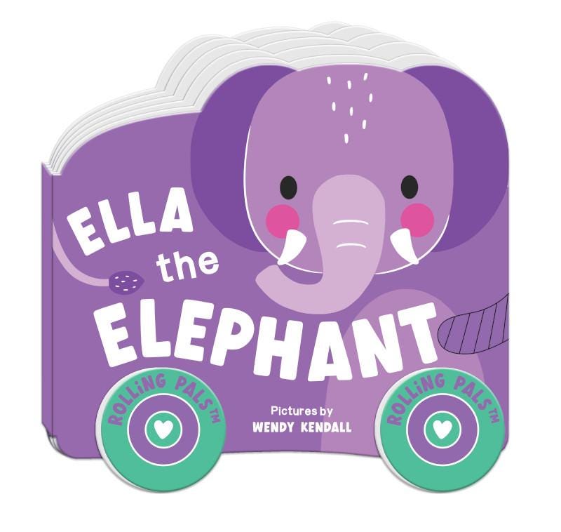 Rolling Pals Board Book | Ella the Elephant