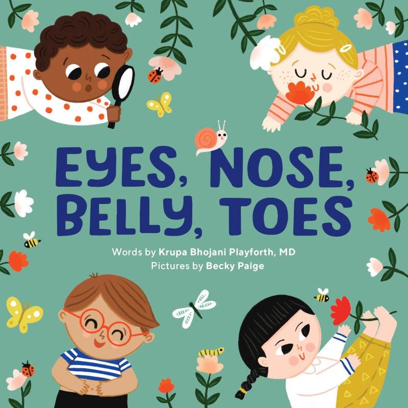 Eyes, Nose, Belly, Toes My First Human Body Board Book