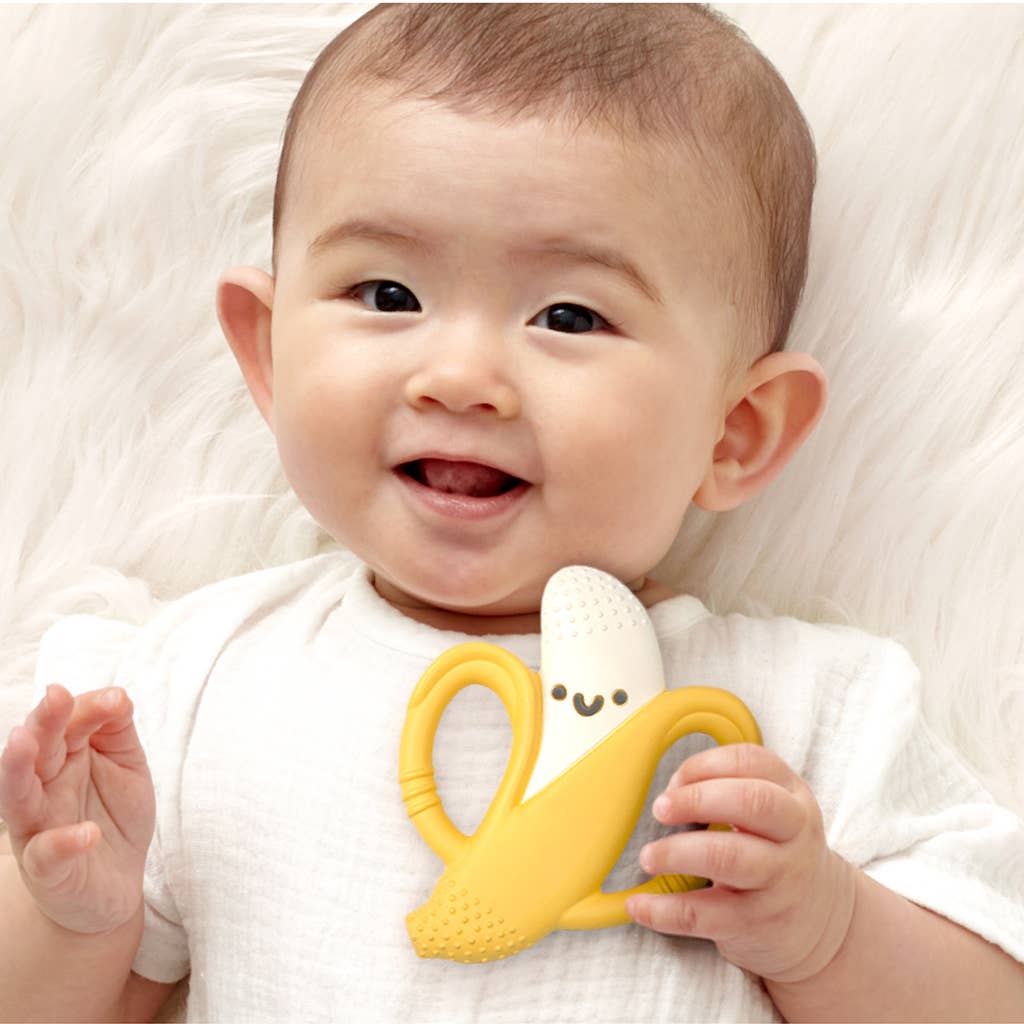 Chew Crew® Silicone Teether | Banana