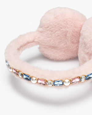 Cotton Candy Bejeweled Ear Muffs