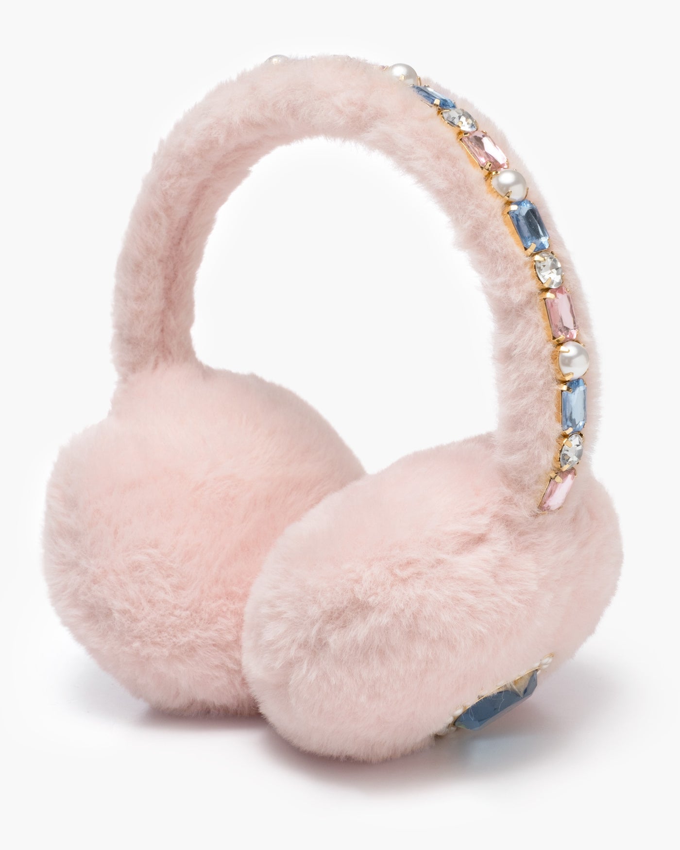Cotton Candy Bejeweled Ear Muffs