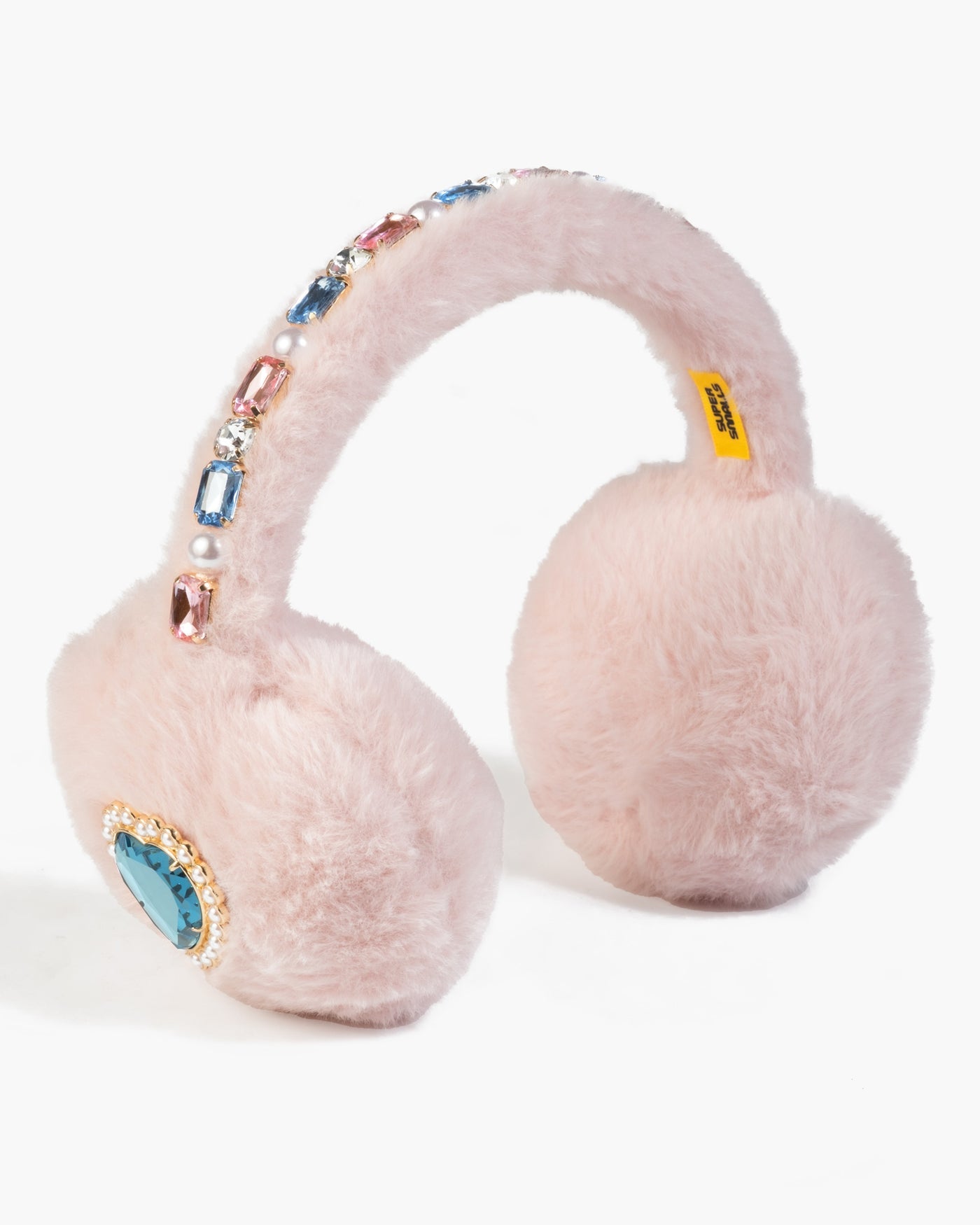 Cotton Candy Bejeweled Ear Muffs