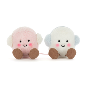 Amuseables Toastie Pink and White Marshmallows | OS 6.3"