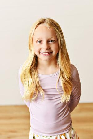 Mauve Long Sleeve Active Top