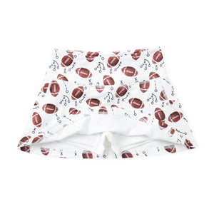 White Football Tennis Skort