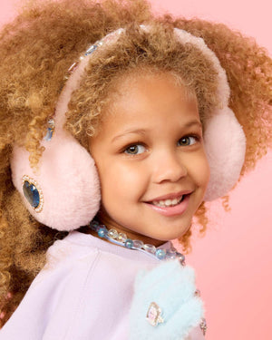 Cotton Candy Bejeweled Ear Muffs
