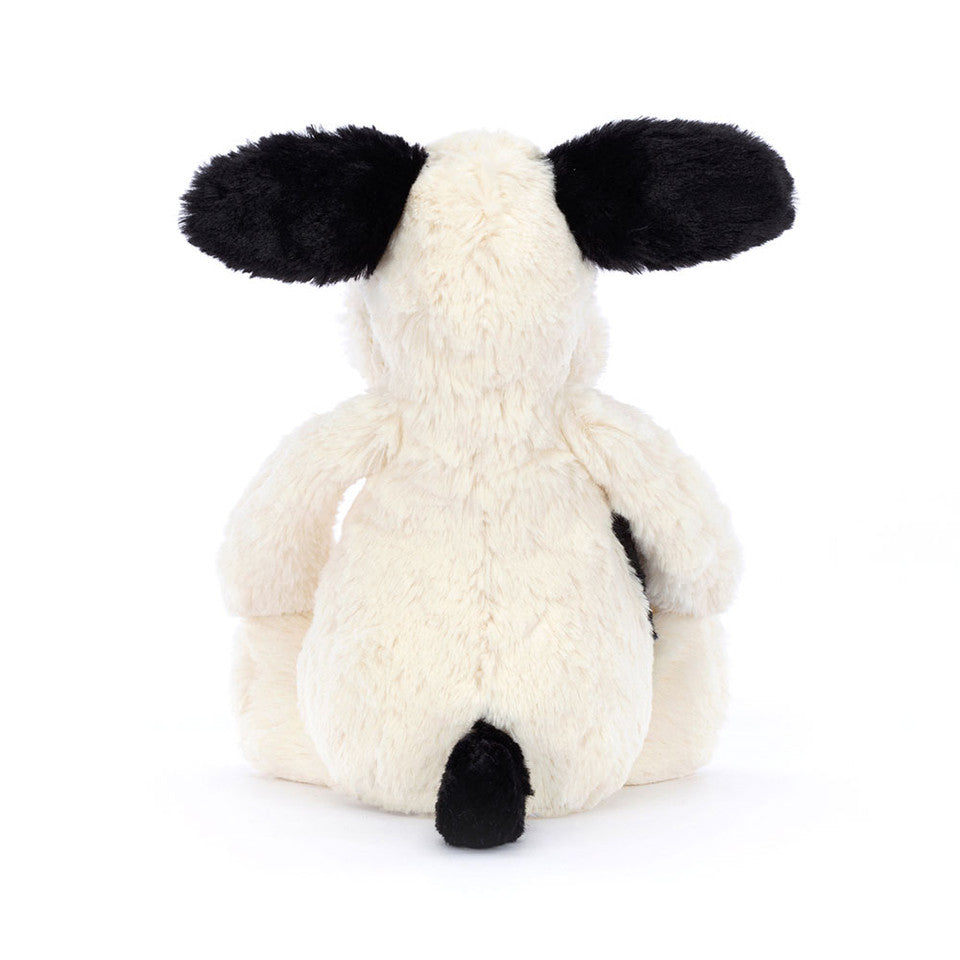 Bashful Black Cream Puppy | Medium 12"