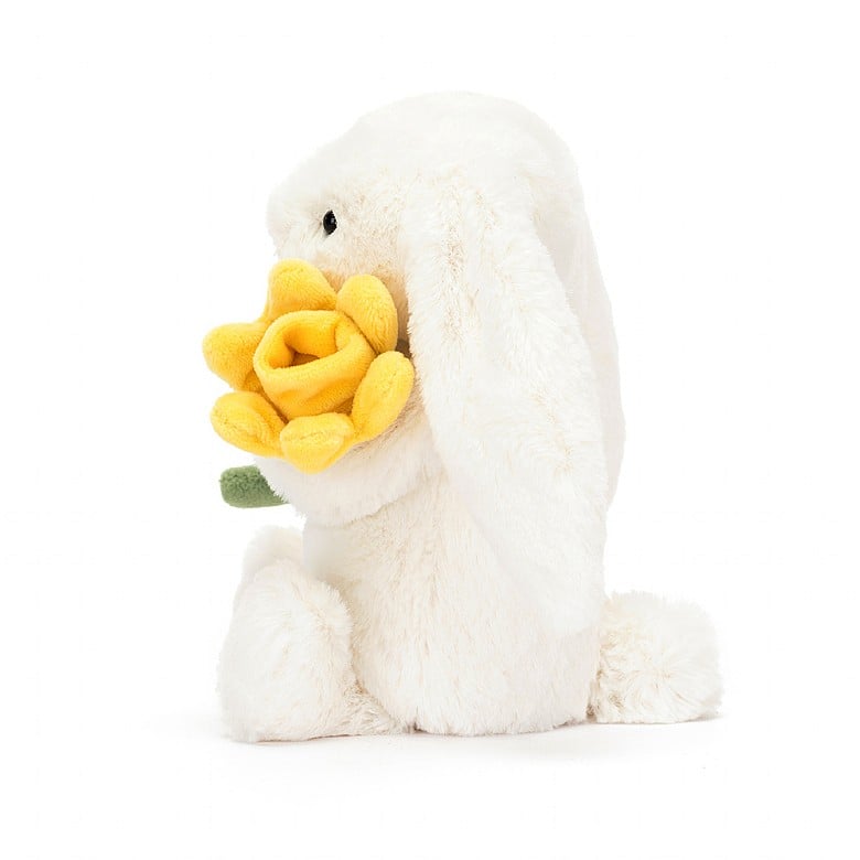 Bashful Bunny With Daffodil | Small 7"