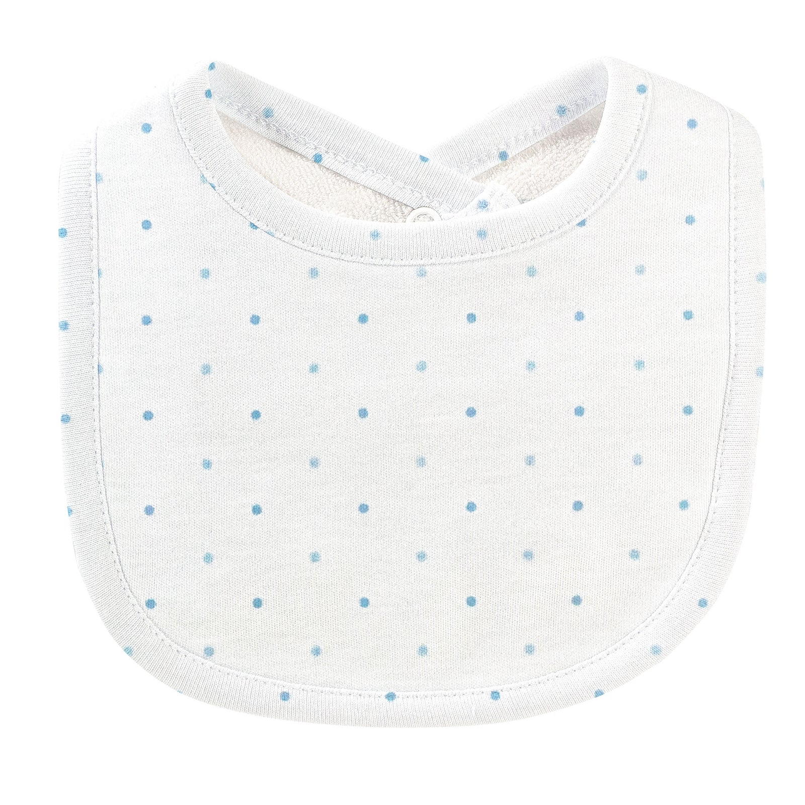 Blue Dots Printed Bib