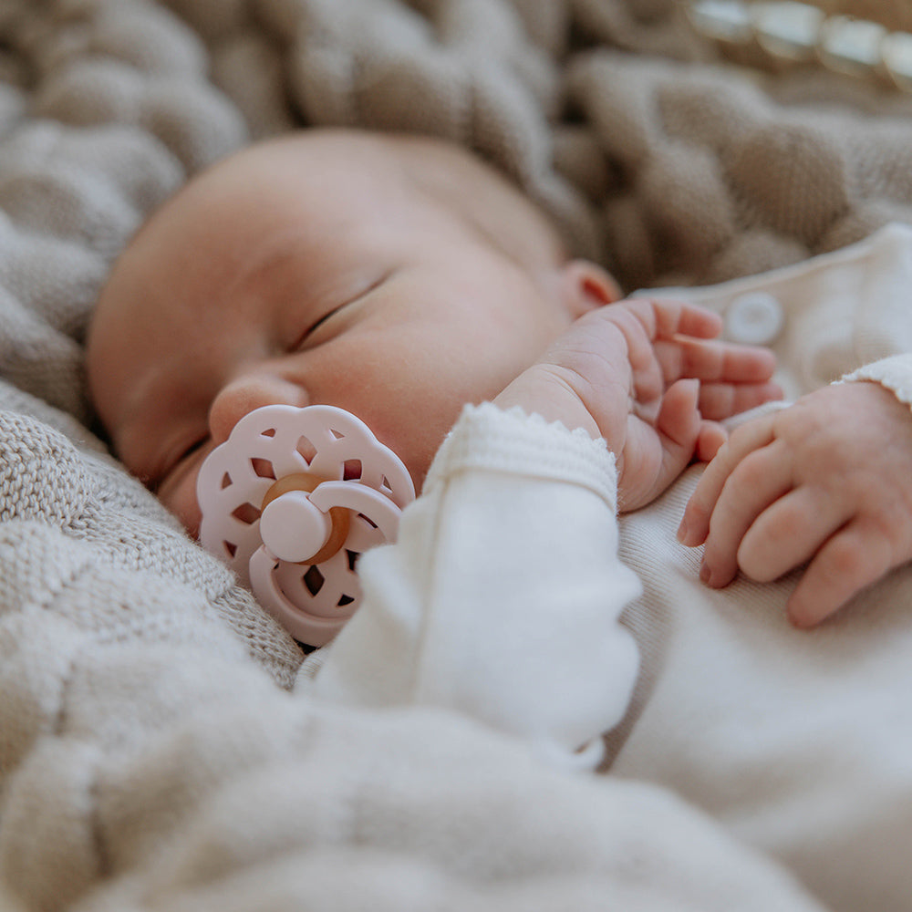 Boheme Natural Latex Pacifier 2 pack | Blossom / Dusky Lilac