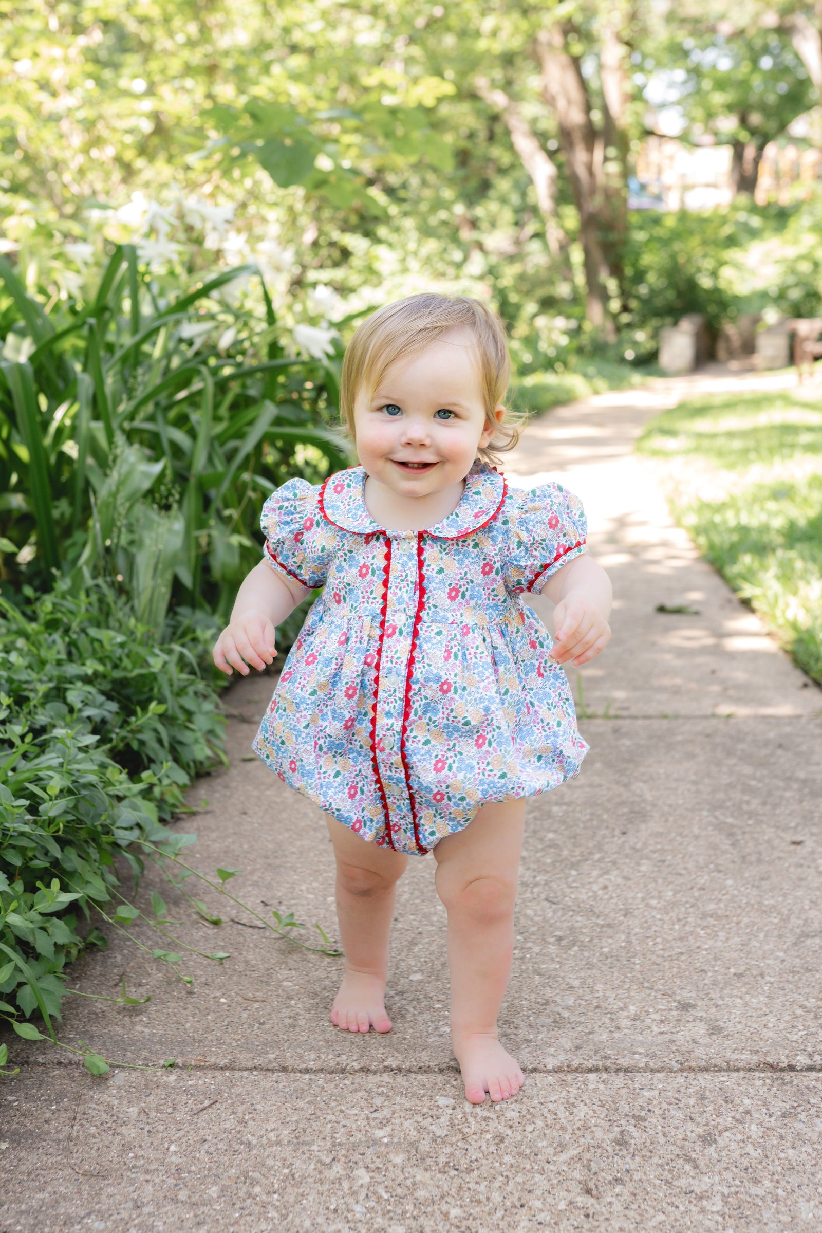 Back to School Floral Woven Bubble