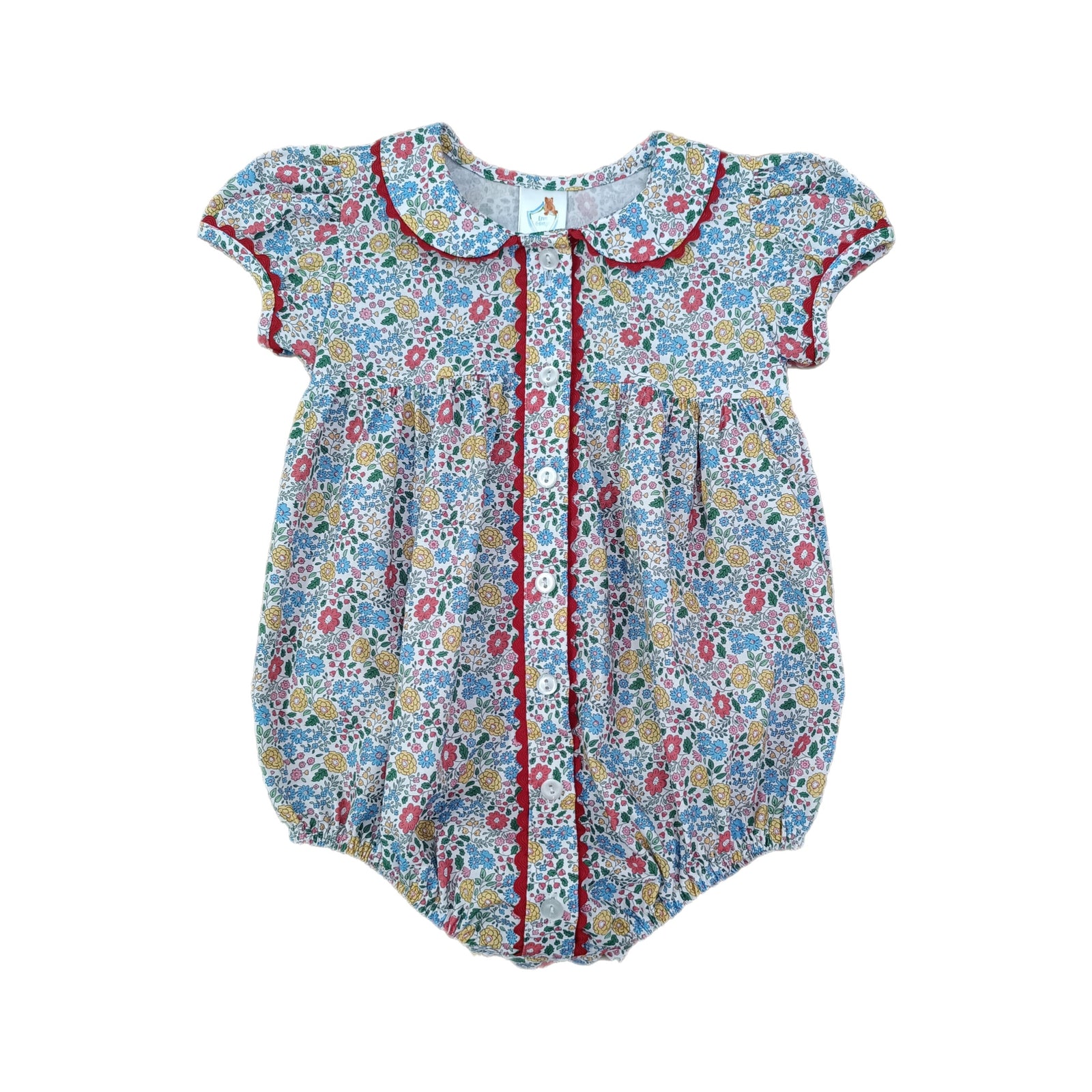 Back to School Floral Woven Bubble