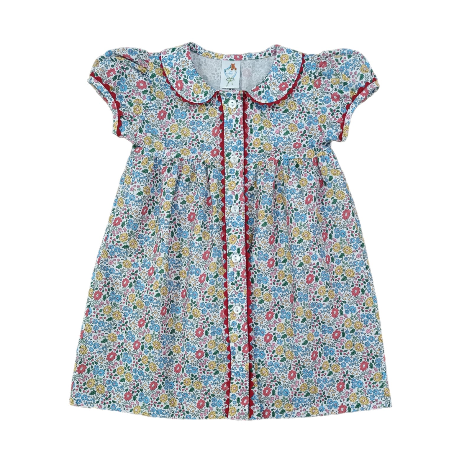 Back to School Floral Woven Dress