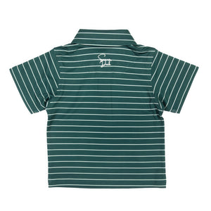 The Little Brazos Striped Polo Shirt