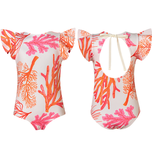 Girls Dayana One Piece Swimsuit | Corales Mar