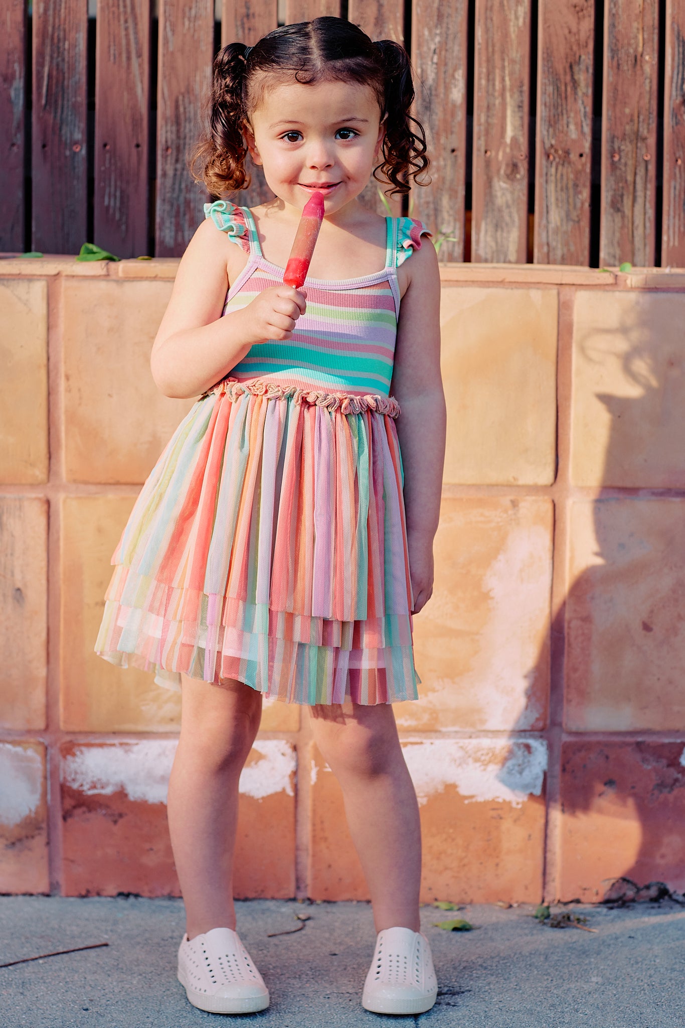Lola Rainbow Party Dress