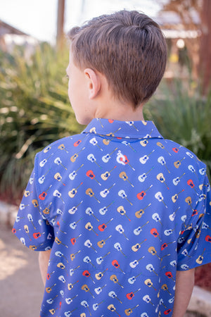 Short Sleeve Performance Polo | Guitars