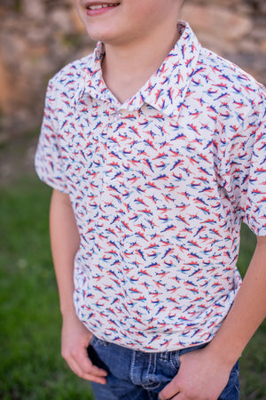 Short Sleeve Performance Polo | Jets