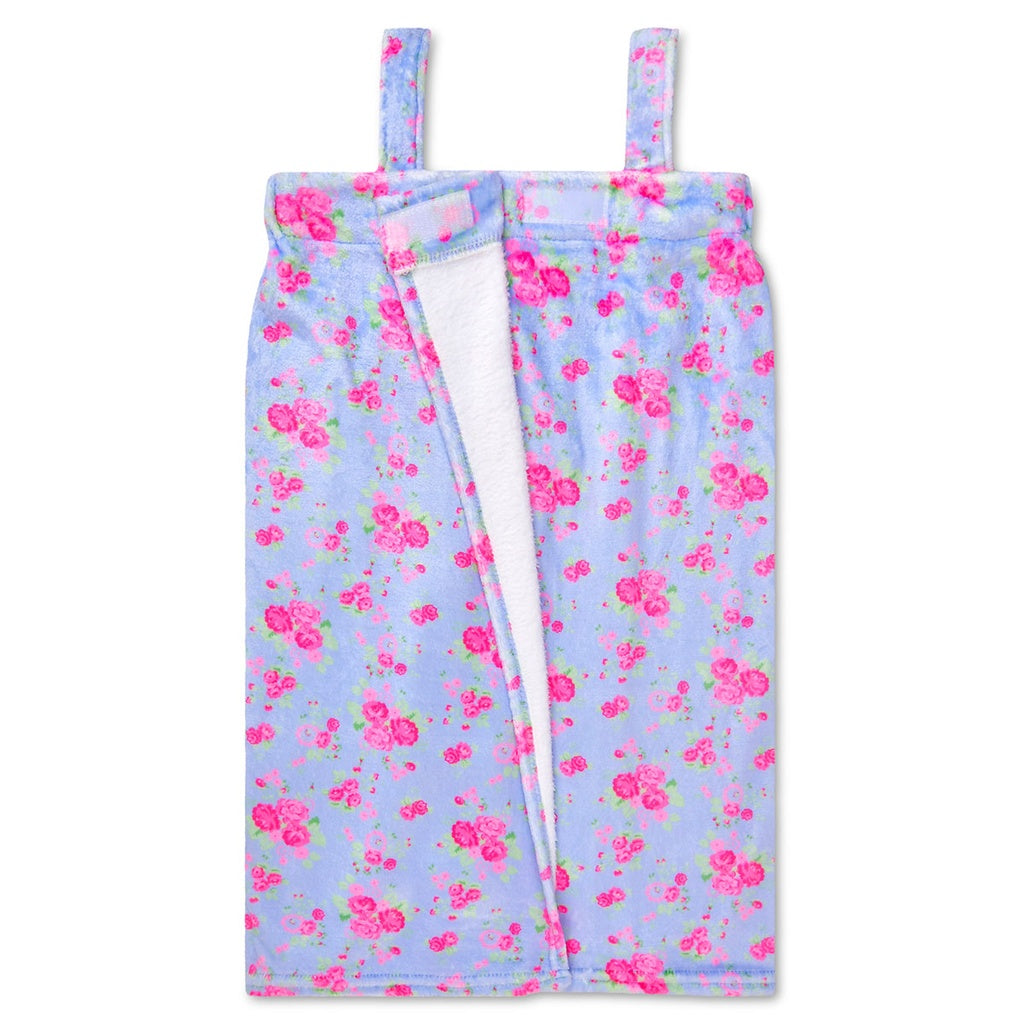 Ditsy Floral Plush Spa Wrap