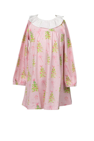 Pink Tinsel Long Sleeve Dress