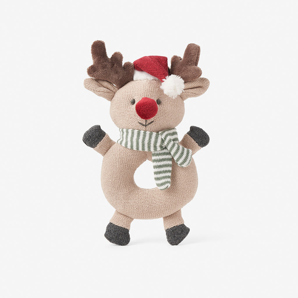 Holiday Knitted Rattle | Assorted
