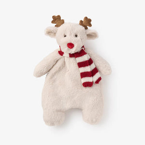 Reindeer Snuggler Plush Security Blanket w/ Gift Box
