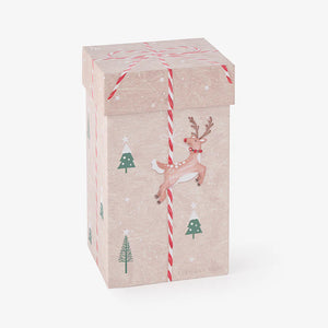 Reindeer Snuggler Plush Security Blanket w/ Gift Box