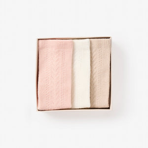 Pointelle Knee Sock Set | 3PK