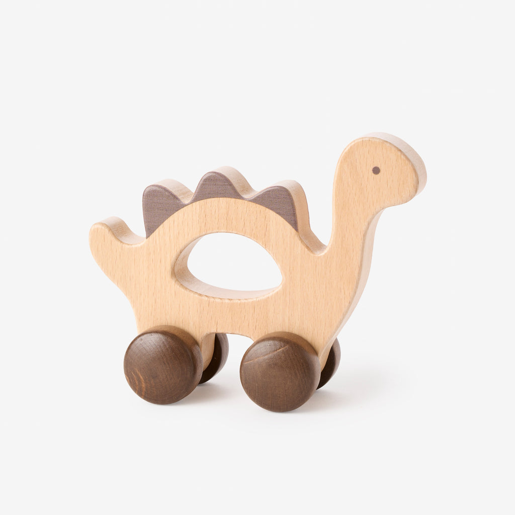 Wooden Push Toy Dinosaur