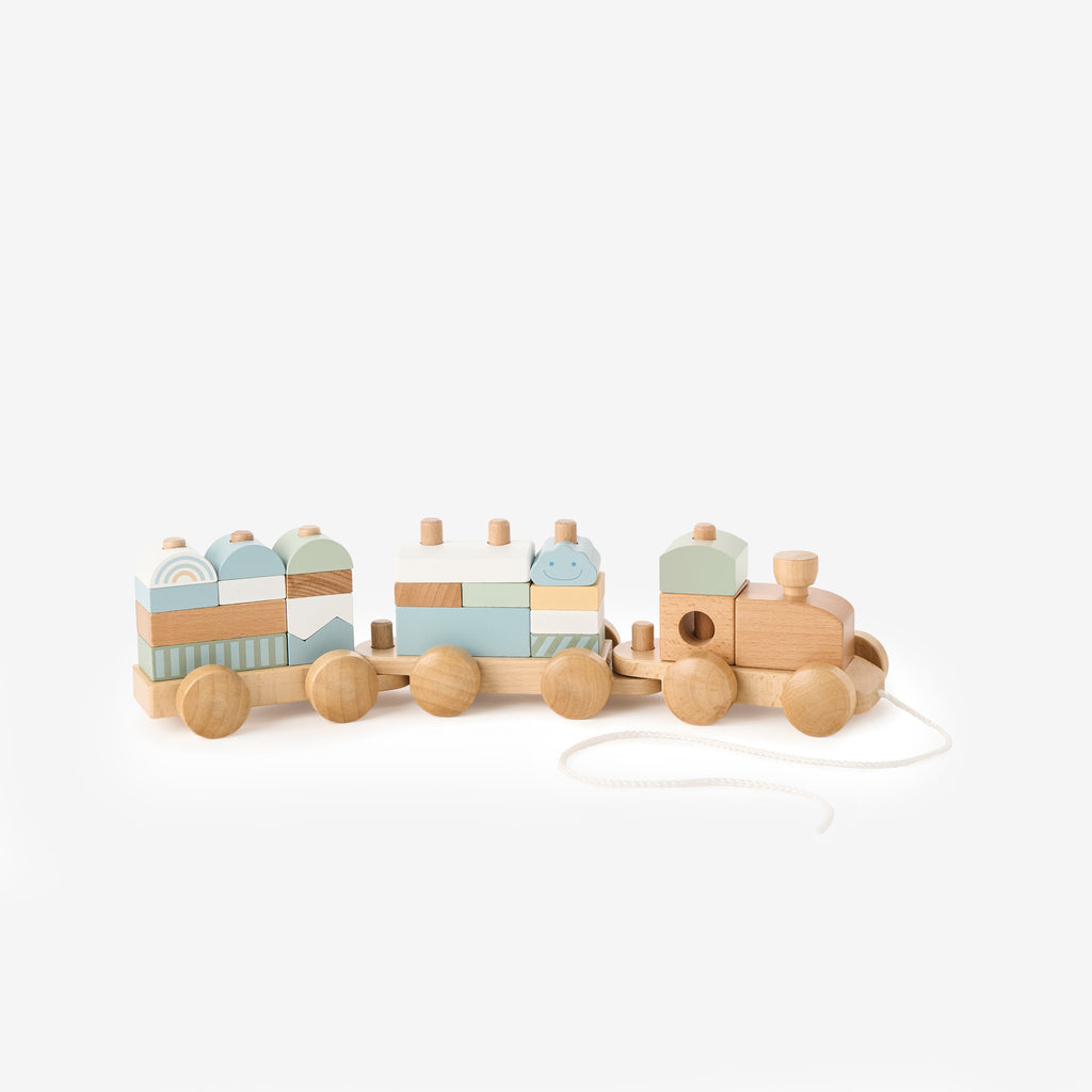 Wooden Push Toy Train