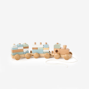 Wooden Push Toy Train