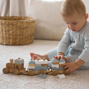 Wooden Push Toy Train