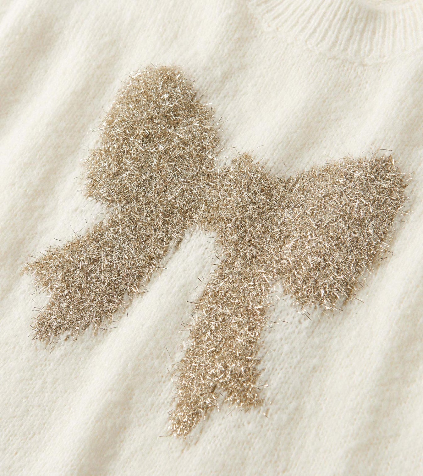 Gold Bow Everywhere Dolman Sweater